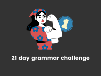 21 day grammar challenge (self-paced)