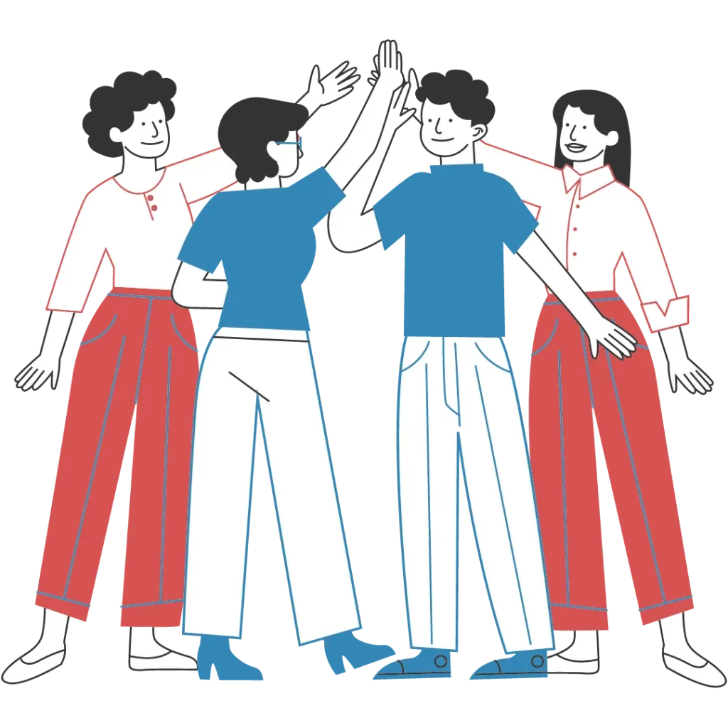 group lessons illustration